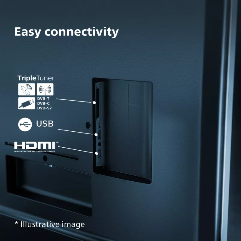 Philips 7600 serijos 75PUS7608/12 televizorius 190,5 cm (75 col.) 4K Ultra HD Smart TV Wi-Fi Antracitas, Pilka