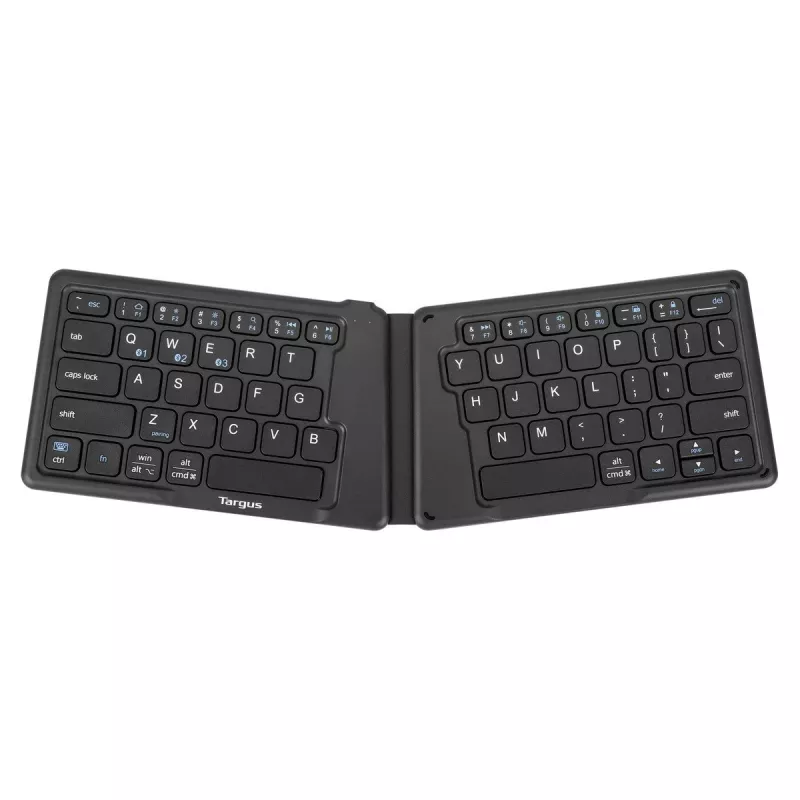 Targus AKF003UK sulankstoma ergonominė klaviatūra Bluetooth QWERTY UK English juoda
