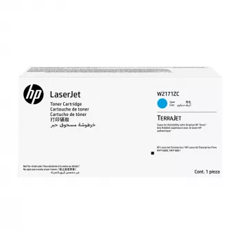 HP W2171ZC Cyan Original LaserJet tonerių kasetė, žydra, 1 vnt.