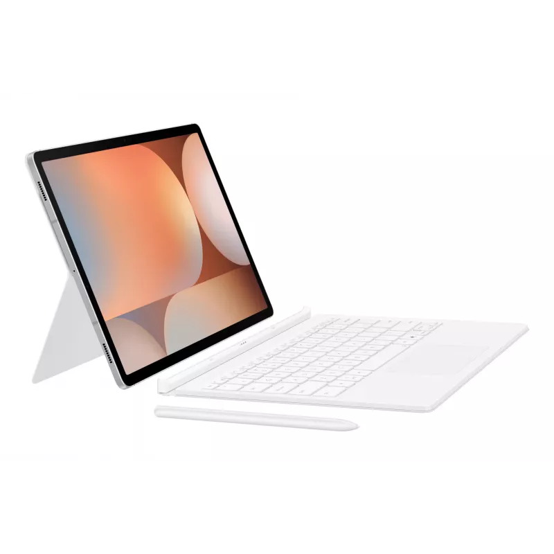 Dėklas Samsung EF-DX825 Flip Case Galaxy Tab S10+ S9+ S9 FE 12,4 colių Baltas