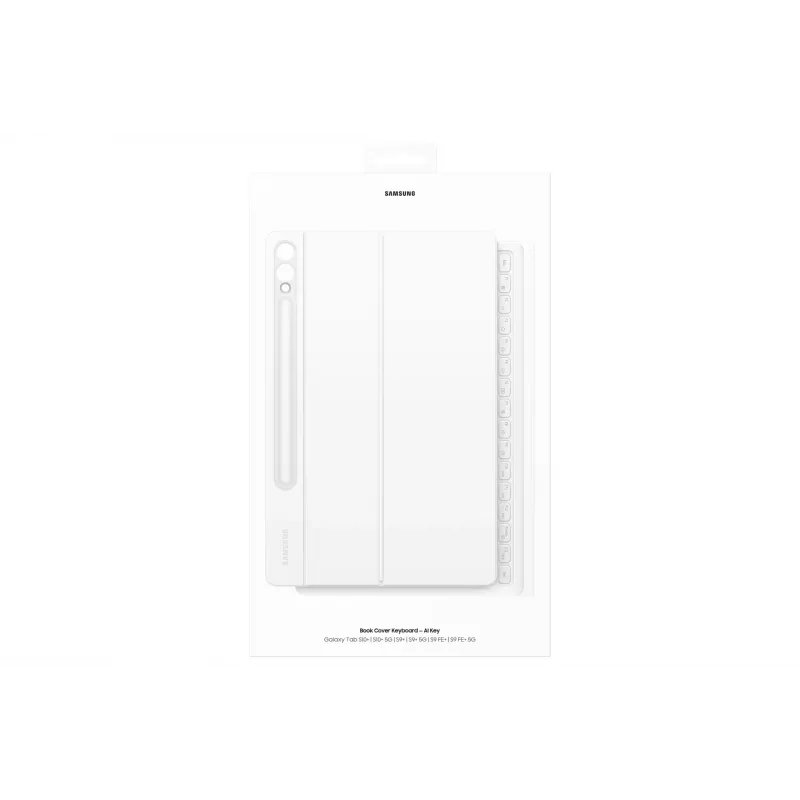Dėklas Samsung EF-DX825 Flip Case Galaxy Tab S10+ S9+ S9 FE 12,4 colių Baltas