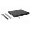 Equip EZVS-19-1-60-B stumdoma lentyna 19 inch, 1U, 600 mm, juoda