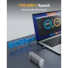 TerraMaster D1 SSD Pro išorinis SSD korpusas, aliuminis, M.2