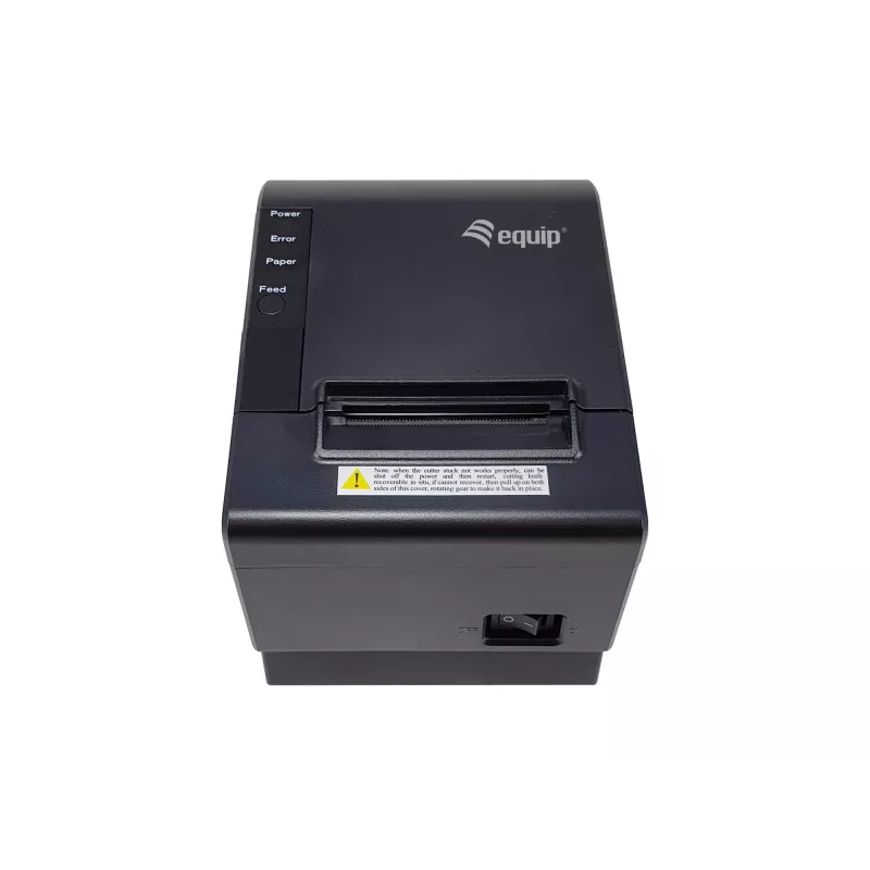 Equip 58mm terminis kvitų spausdintuvas su automatiniu pjaustytuvu, USB/Ethernet/pinigų stalčiaus jungtimi