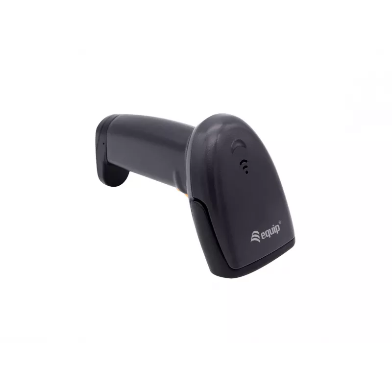 Rankinis brūkšninių kodų skaitytuvas Equip USB 1D su stovu LED laidinis 1,8 m