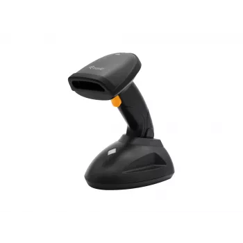 Nešiojamas 2D brūkšninių kodų skaitytuvas Equip Wireless, ilgo nuotolio, su stovu