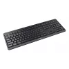 Klaviatūra Cherry Stream Ultimate – pilno dydžio, USB, RF belaidis ir Bluetooth, QWERTY anglų, LED apšvietimas, juoda