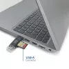 Kortelių skaitytuvas ACT USB-C/USB-A 3.0 juodas