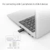Adapteris USB-A (vyriškas) į USB-C (moteriškas) ACT AC7376 juodas