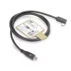 ACT USB 3.0 10Gbps 60W USB Type-C (tiesus) į USB Type-C (kairysis/dešinysis lenktas) laidas, 0,5 m