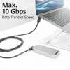 ACT USB 3.0 10Gbps 60W USB Type-C (kairysis/dešinysis lenktas) į USB Type-C (aukštyn/žemyn lenktas) laidas, 2 m