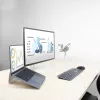 Nešiojamojo kompiuterio stovas ACT AC8115 aliuminis pilkas 190x260x90 mm