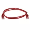 ACT Red 10 m LSZH U/UTP CAT6 plonas lizdinis pataisos kabelis su apsaugotais RJ45 jungtimis