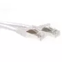 ACT FB6403 Cat6a S/FTP pataisos laidas 3 m, baltas, su RJ45 jungtimis, snagless