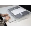 BakkerElkhuizen FlexDesk 640 reguliuojamo aukščio dokumentų laikiklis su ComfortRead