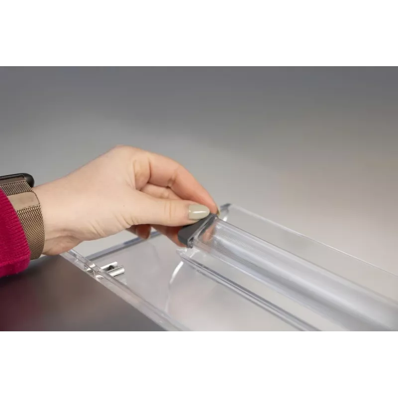 BakkerElkhuizen FlexDesk 640 reguliuojamo aukščio dokumentų laikiklis su ComfortRead