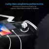 Maitinimo adapteris CHOETECH C0051 dviejų USB-A 36W QC3.0, juodas