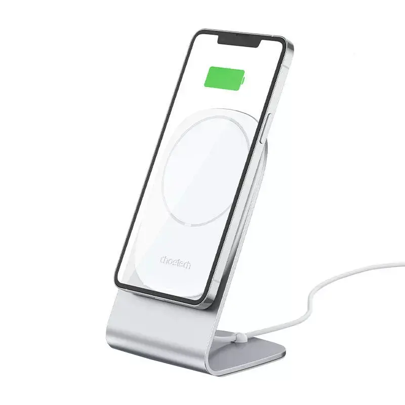 Belaidis magnetinis įkroviklis CHOETECH H047 15W, MagSafe suderinamas, greitas įkrovimas išmaniesiems telefonams