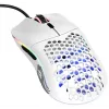 Glorious Gaming pelė Model O Regular (balta), dešinei rankai, optinė, USB Type-A, 12000 DPI, balta