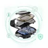Automobilinis telefono laikiklis CHOETECH T536-S su 10W belaidžiu krovimu, tvirtinimas prie prietaisų skydelio / stiklo