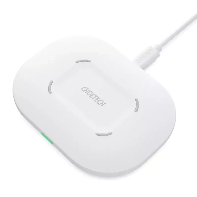 Belaidis įkroviklis CHOETECH T550-F-v2 15W Baltas
