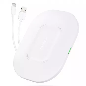 Belaidis įkroviklis CHOETECH T550-F-v2 15W Baltas