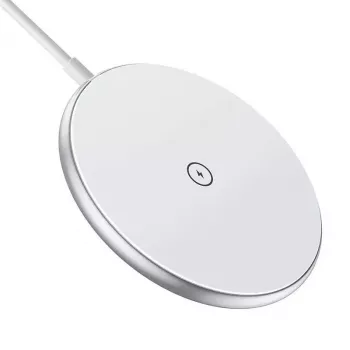 Belaidis magnetinis įkroviklis CHOETECH T580 15W baltas