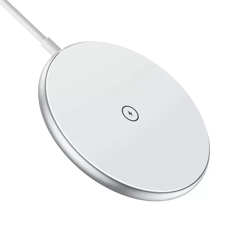 Belaidis magnetinis įkroviklis CHOETECH T580 15W baltas