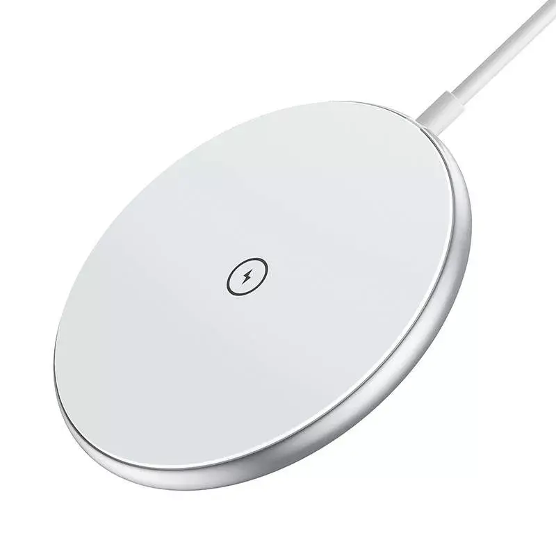 Belaidis magnetinis įkroviklis CHOETECH T580 15W baltas
