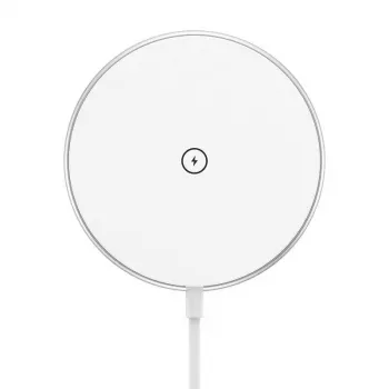 Belaidis magnetinis įkroviklis CHOETECH T580 15W baltas