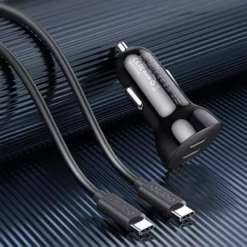 Kroviklis automobilinis Choetech TC0008 Juodas Cigariniui Greitasis Krovimas