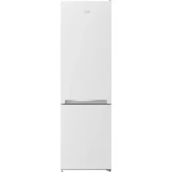 Laisvai pastatomas šaldytuvas BEKO RCSA300K40WN, 291 L (204 L šaldytuvas, 87 L šaldiklis), E klasė, reversinės durelės, LED, 181,3 cm, baltas