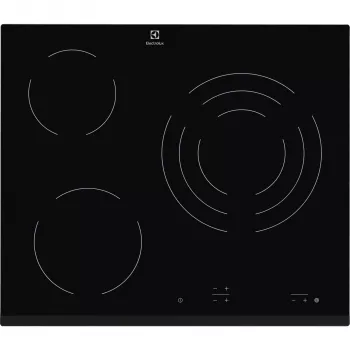 Elektrolux EHF6232FOK Juoda 60 cm Keraminė kaitlentė