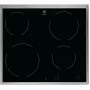 Elektroninė kaitlentė Electrolux EHF6240XXK, juoda, įmontuojama, 57,6 cm, keraminė, 4 zonos