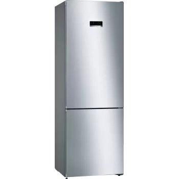 Bosch Serie 4 KGN49XLEA laisvai pastatomas šaldytuvas-šaldiklis, 438 L, nerūdijantis plienas