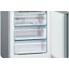 Bosch Serie 4 KGN49XLEA laisvai pastatomas šaldytuvas-šaldiklis, 438 L, nerūdijantis plienas