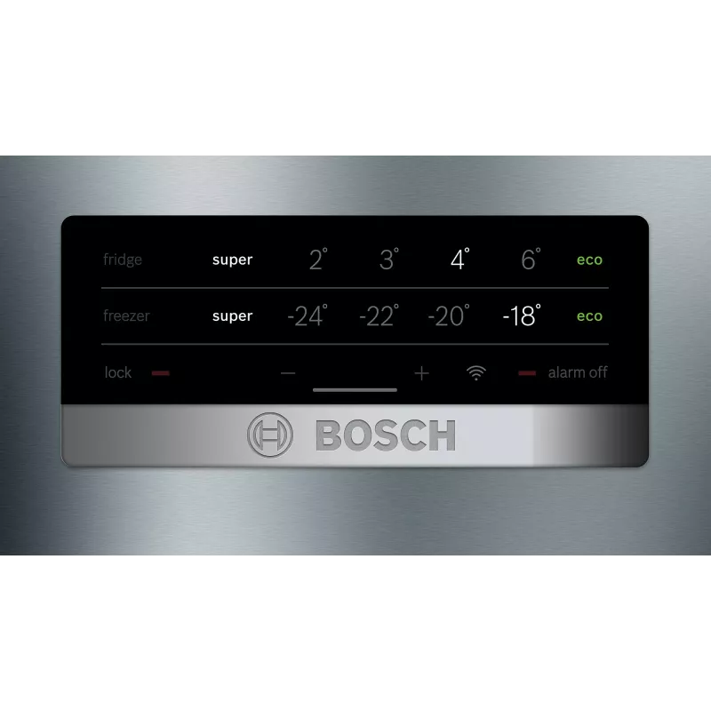 Bosch Serie 4 KGN49XLEA laisvai pastatomas šaldytuvas-šaldiklis, 438 L, nerūdijantis plienas