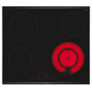 Bosch Serie 6 PKF675FP2E keraminė kaitlentė juoda 60 cm 4 zonos