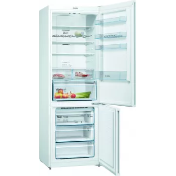 Šaldytuvas-šaldiklis Bosch Serie 4 KGN49XWEA Laisvai pastatomas 438 L Baltas