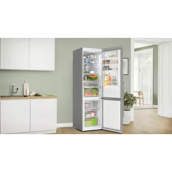 Bosch Serie 6 KGN39AIBT šaldytuvas-šaldiklis Laisvai pastatomas 363 L Nerūdijantis plienas