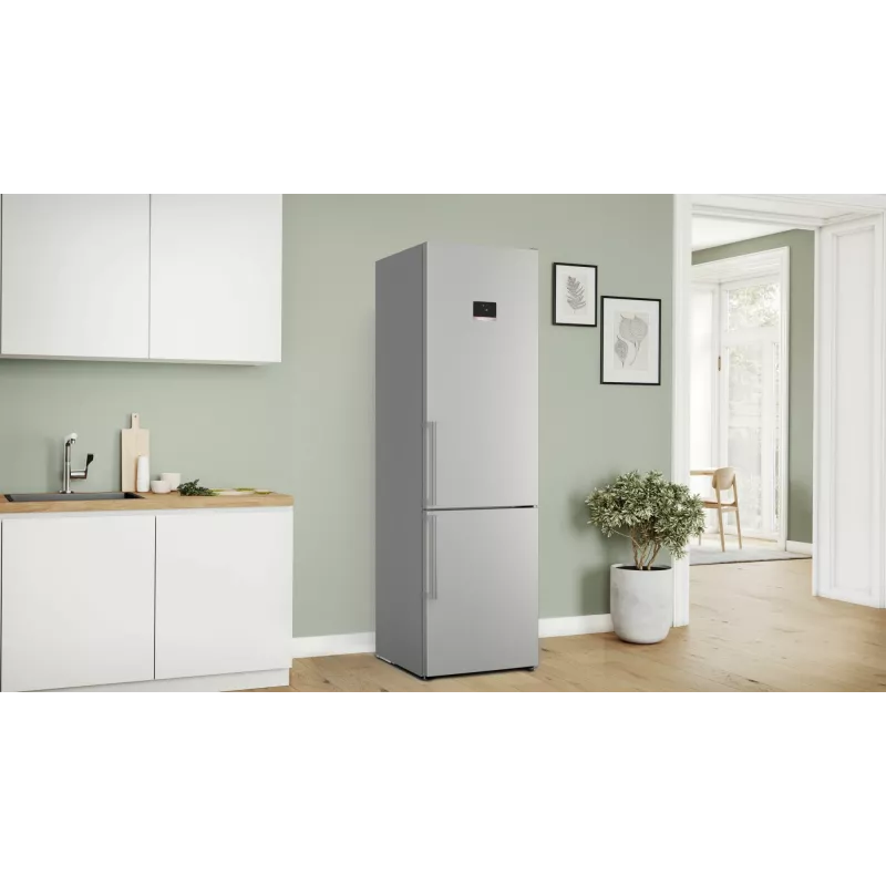 Bosch Serie 6 KGN39AIBT šaldytuvas-šaldiklis Laisvai pastatomas 363 L Nerūdijantis plienas