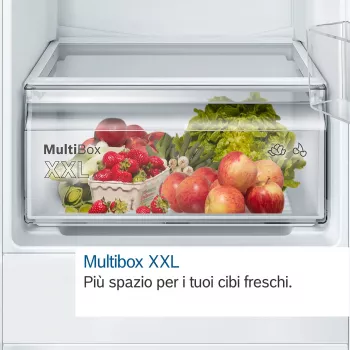 Bosch Serie 2 KIN86NSE0 įmontuojamas šaldytuvas-šaldiklis 260 L