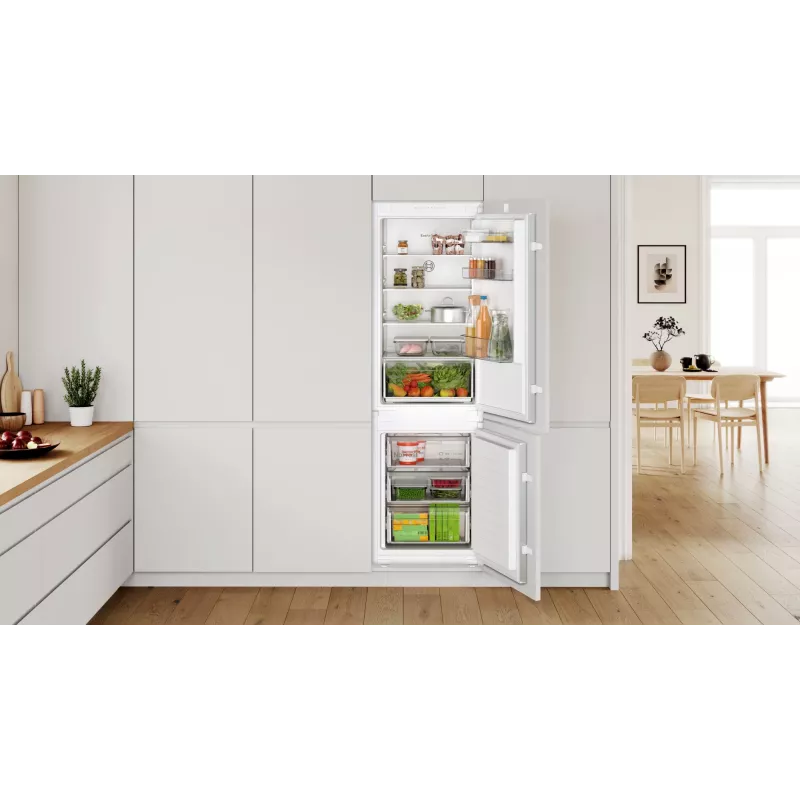 Bosch Serie 2 KIN86NSE0 įmontuojamas šaldytuvas-šaldiklis 260 L