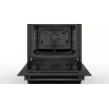 Bosch Serie 4 HLN39A060U laisvai pastatoma viryklė su indukcine kaitviete, juoda