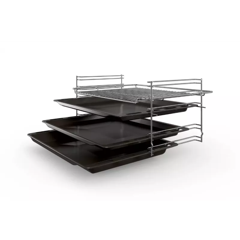 Bosch Serie 4 HLN39A060U laisvai pastatoma viryklė su indukcine kaitviete, juoda