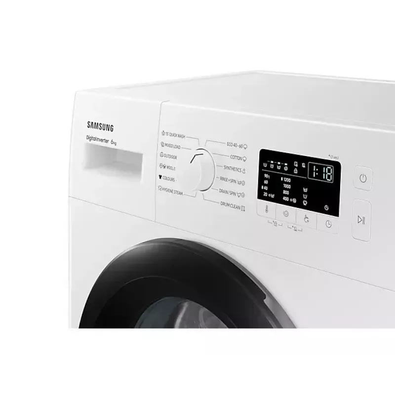 Samsung WW60A3120BE/LE skalbyklė priekinio pakrovimo 6 kg 1200 RPM balta