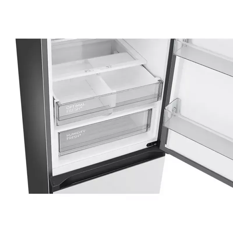 Šaldytuvas-šaldiklis Samsung RB38C7B5C12/EF 390 L Baltas Laisvai Pastatomas