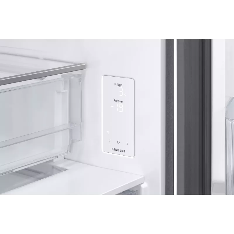 Šaldytuvas-šaldiklis Samsung RB53DG703ES9EO laisvai pastatomas 538 L Platinum, nerūdijantis plienas