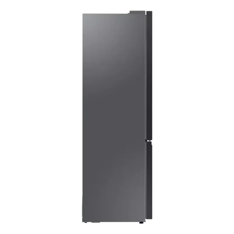 Laisvai pastatomas šaldytuvas Samsung RB38C6B2E22 su No Frost, dešiniais vyriais, 35 dB, energijos klasė E, 8 kg/24h užšaldymas, 4 lentynos, 2 daržovių stalčiai, juodas