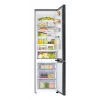 Laisvai pastatomas šaldytuvas Samsung RB38C6B2E22 su No Frost, dešiniais vyriais, 35 dB, energijos klasė E, 8 kg/24h užšaldymas, 4 lentynos, 2 daržovių stalčiai, juodas